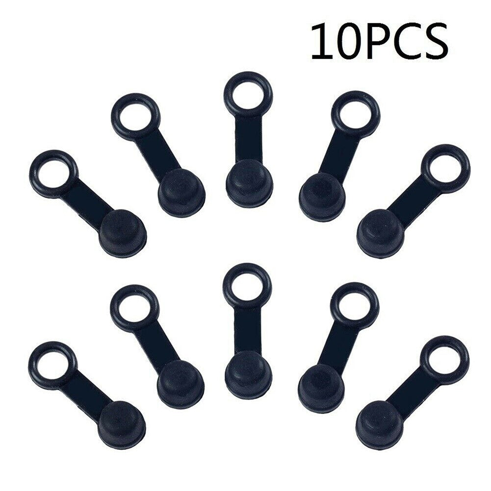 10X Brake Bleed Nipple Screw Dust Cap Cover Rubber Motorcycle Motorbike USSTOCK