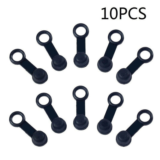 10X Brake Bleed Nipple Screw Dust Cap Cover Rubber Motorcycle Motorbike USSTOCK