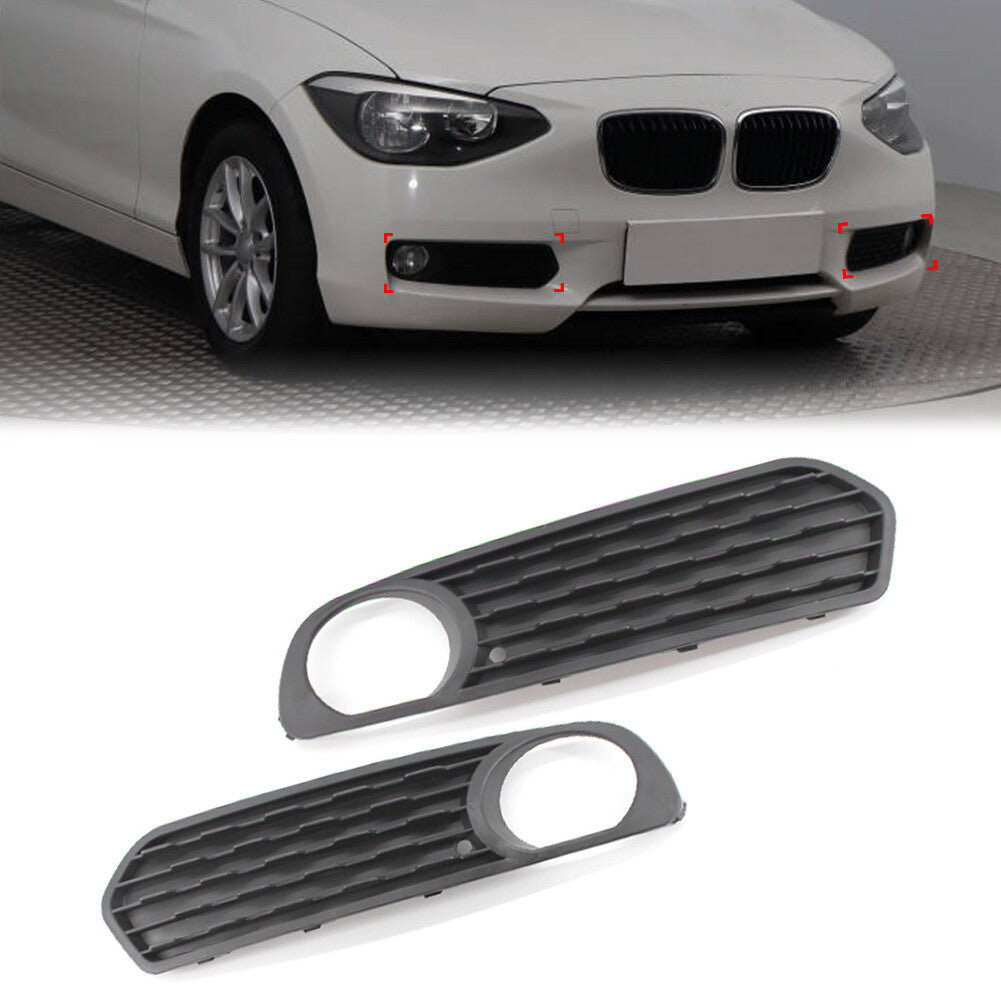 Front Bumper Fog Light Grille Left Right for BMW 1-Series F20 F21 2011-2015