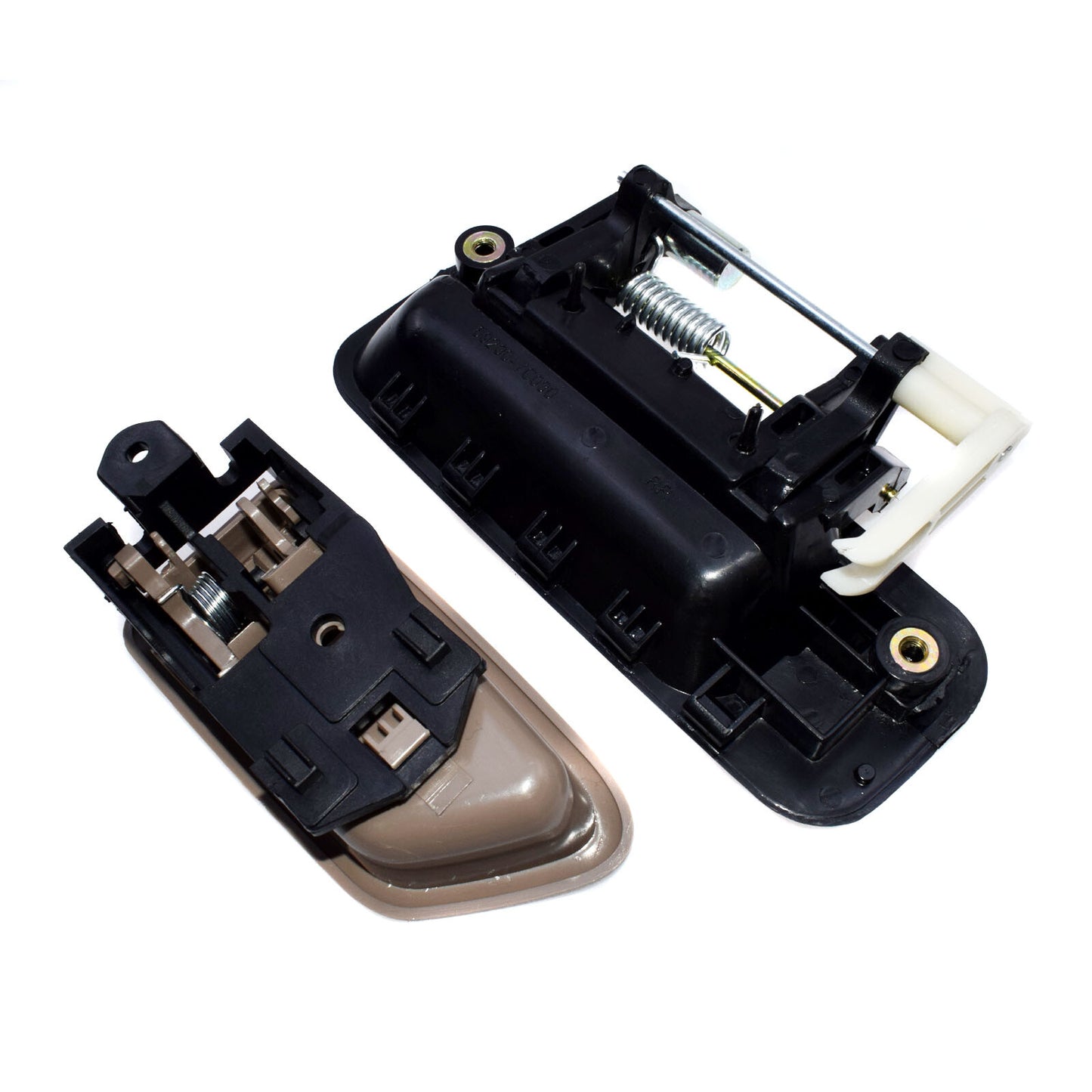 2-Piece Right Rear RR Black Exterior and Tan Interior Door Handles for Camry 97-01- n