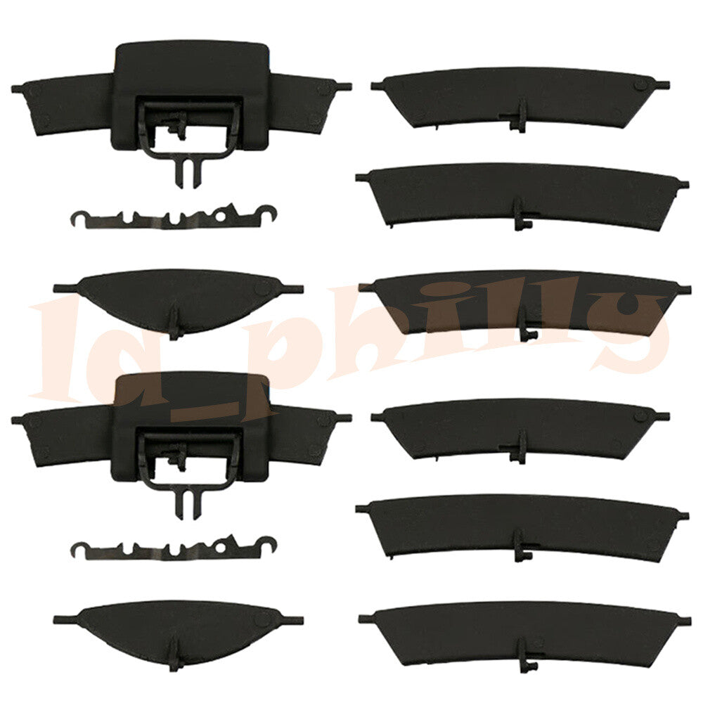 2X Center Dash AC A/C Air Vent Grill Replacement Kit Black For W164 GL550 ML550 Q