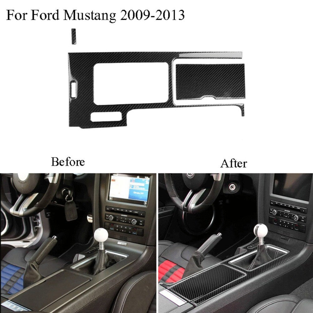 Center Console Gear Shift Storage Trim Cover Accessories for Mustang 09-13 n
