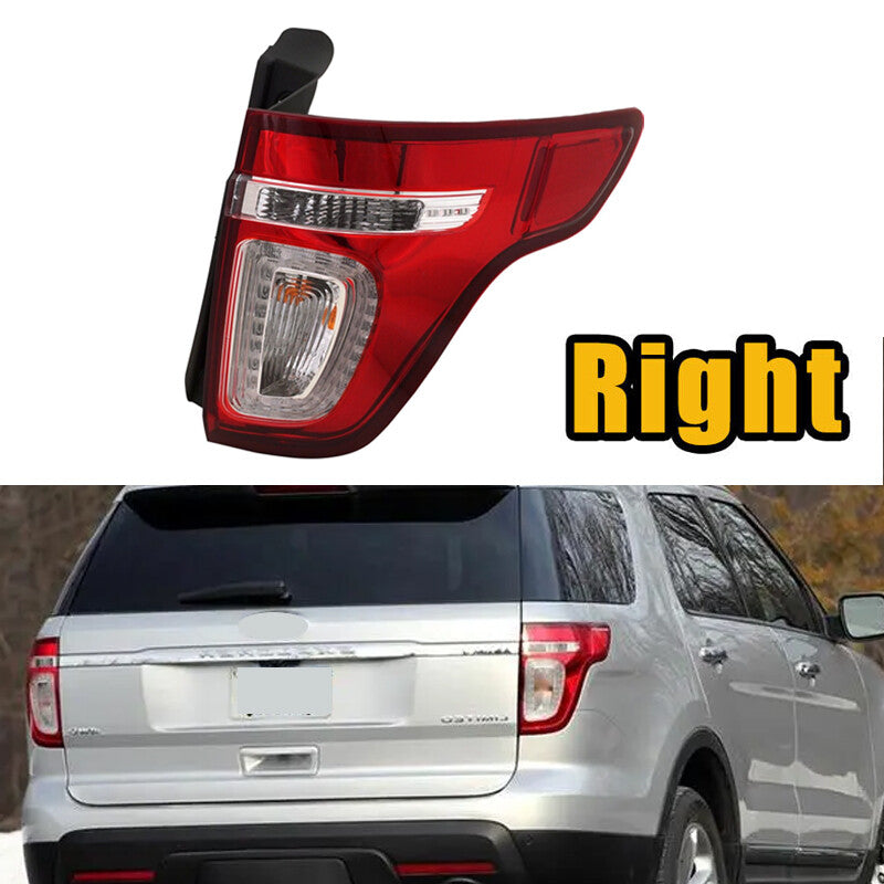 Taillight assembly for 2011-2015 for Ford Explorers with right-side bulbs.
