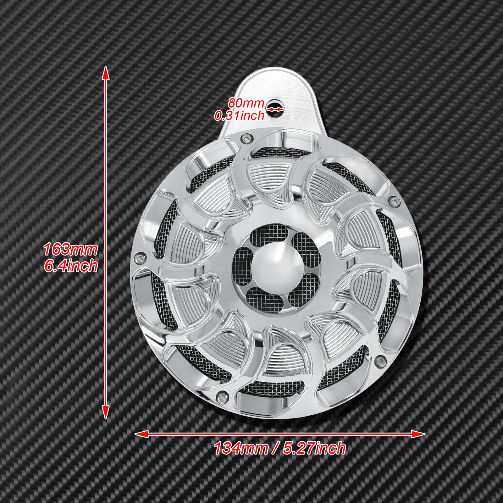 Motorcycle CNC Horn Speaker Cover Fit For Sportster XL 2007-23 Big Twin 1991-23