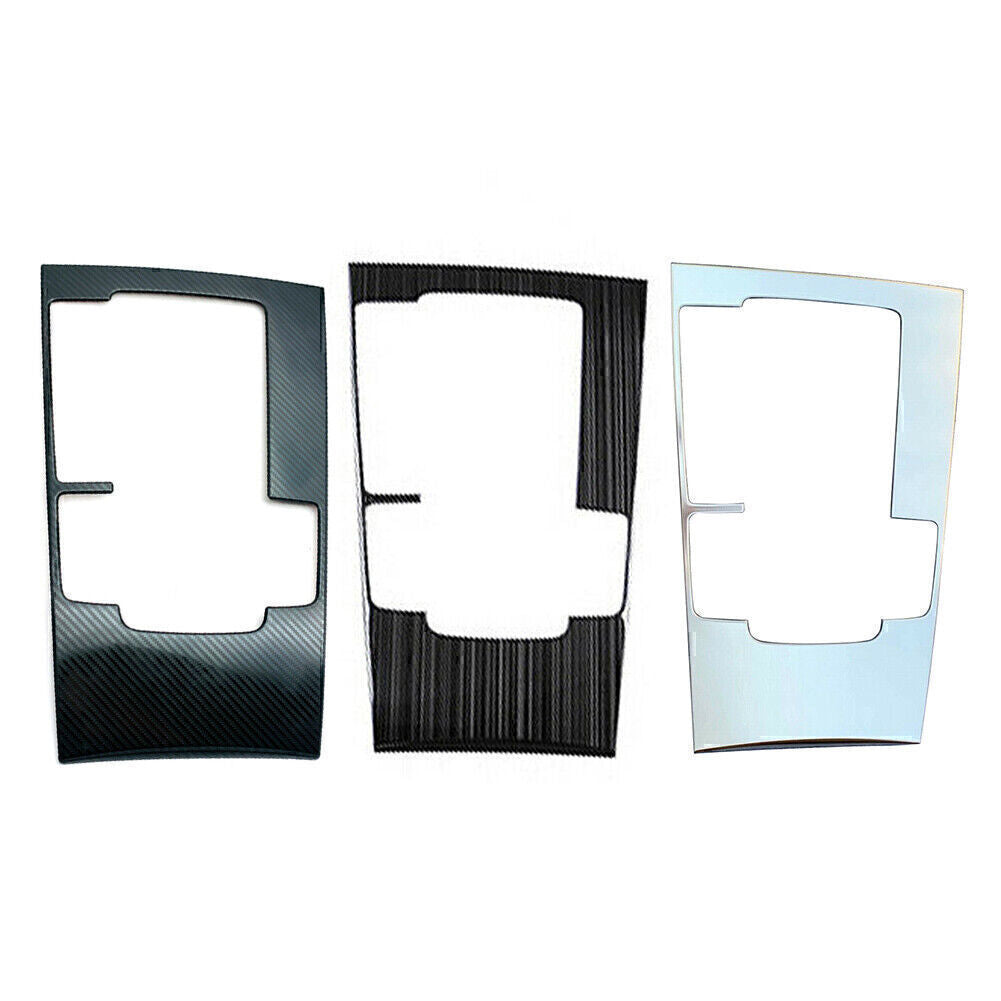 Stainless Steel Inner Gear Shift Box Panel Cover Trim Fit for Mazda 3 2019 20 Black