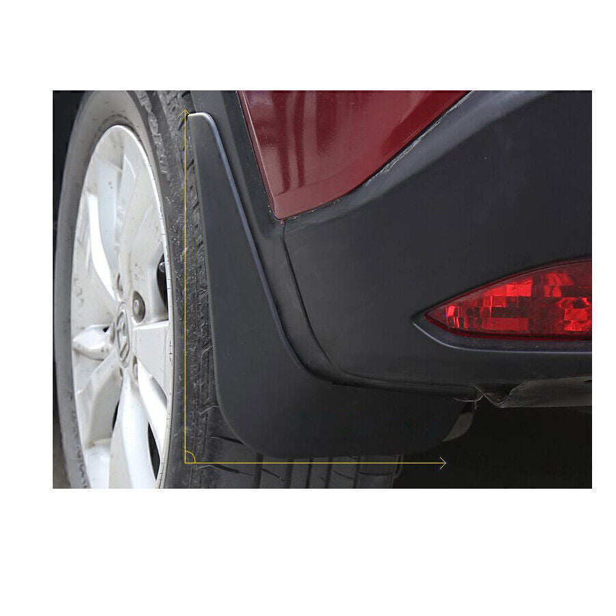 4P for Mazda CX-30 2020-24 Matte Black Mud Flaps Splash Guards Fender Mudguards