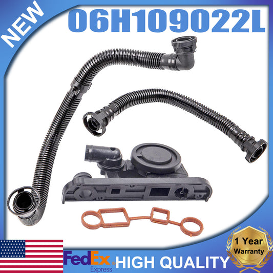 Crankcase ventilation valve (PCV) and hose kit for Audi A4, for Jetta , for Passat 2.0T #06F129101L- n