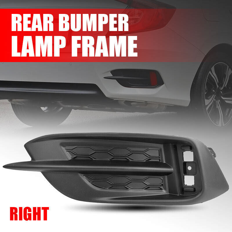 Left rear bumper reflector fog light cover for 2016-2021 for Honda for Civic
