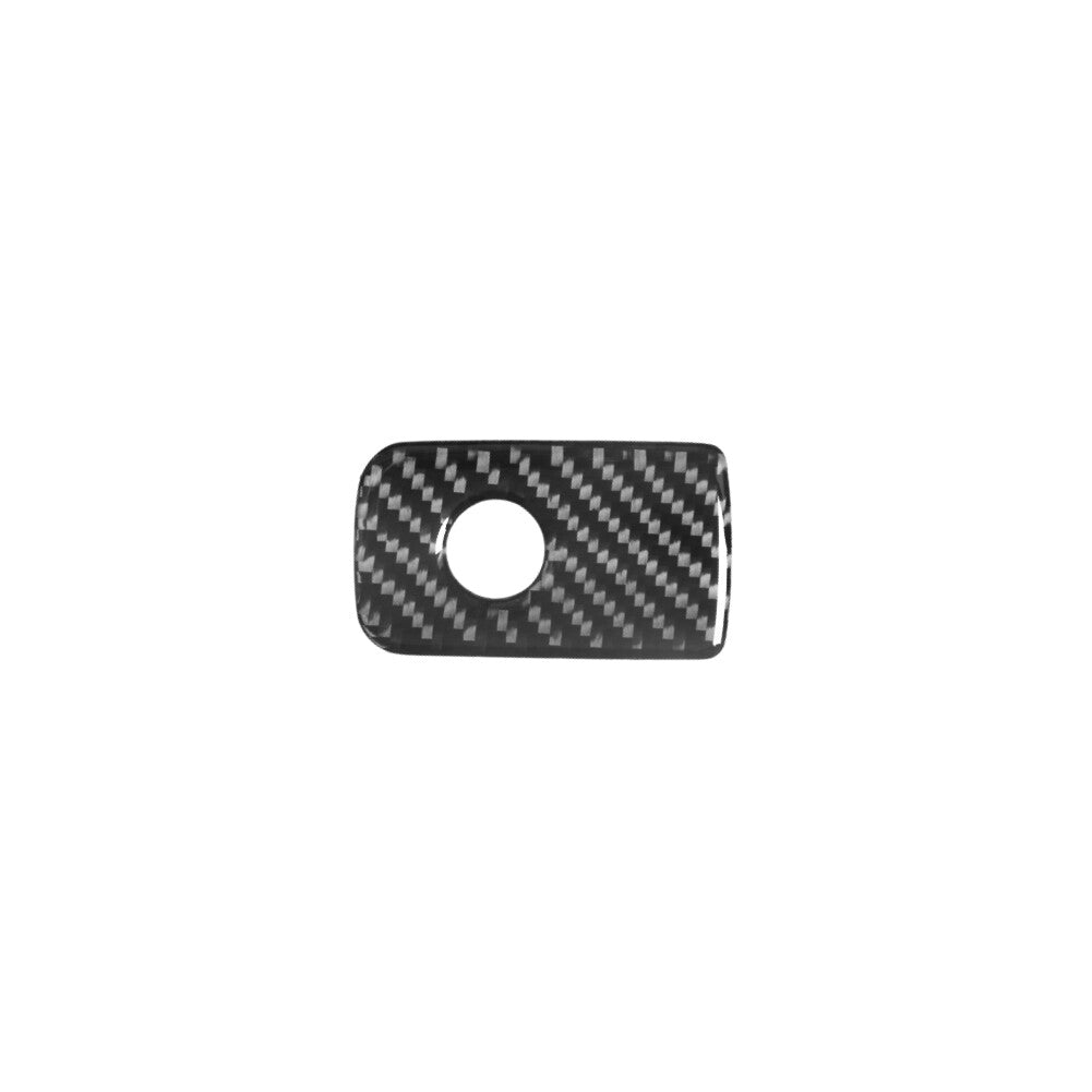 Carbon Fiber Copilot Glove Box Switch Cover Trim for Volkswagen for Tiguan 2013-2017
