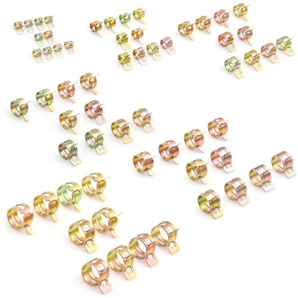 100 pieces of 10-yard car spring clips for fuel, oil, and water hoses - n