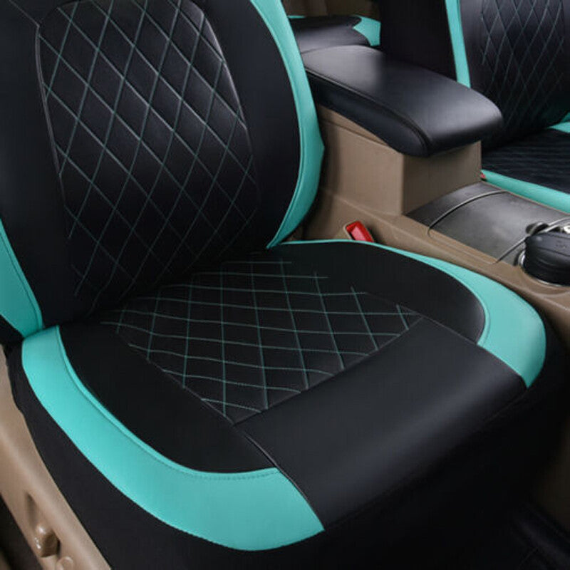 9-piece car for seat cover set, polyurethane synthetic leather, accessories, protective, universal, complete set for 5 seats. n