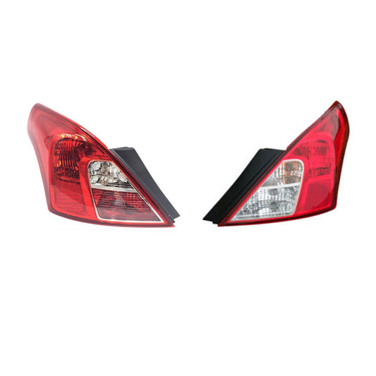 Tail Lights Rear Back Lamps Pair Set for 11-17 Versa Sedan Left & Right v
