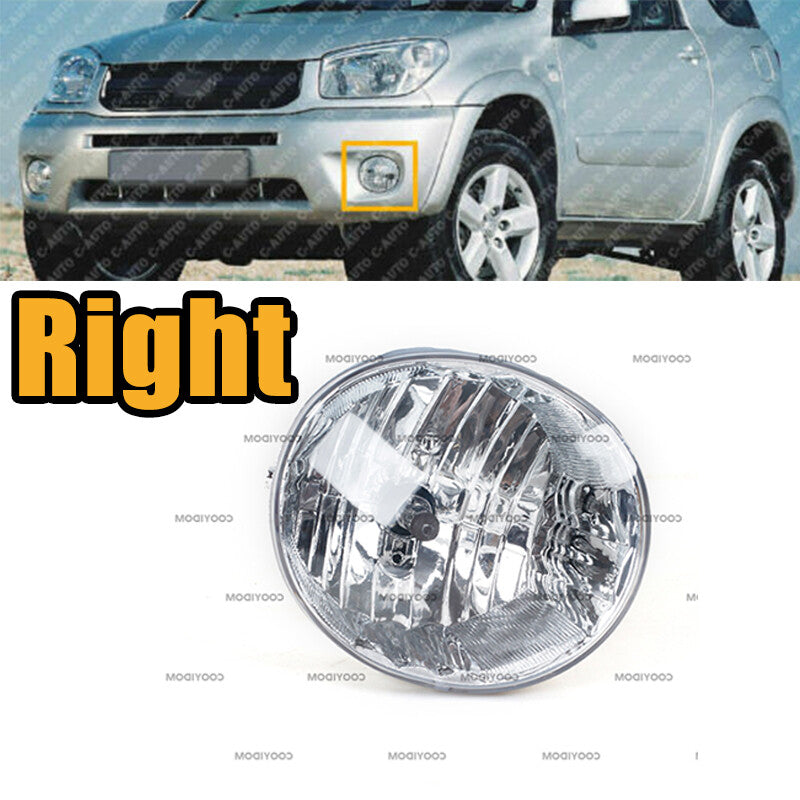 Right Clear Lens Front Bumper Fog Light Lamp for Toyota RAV4 2004-2005