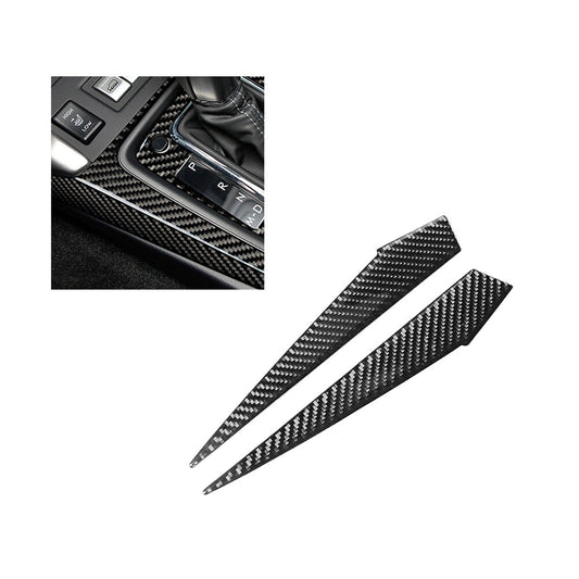 Carbon Fiber Rear Below Vent Outlet Panel Cover Trim For Rogue 2014-2016 v