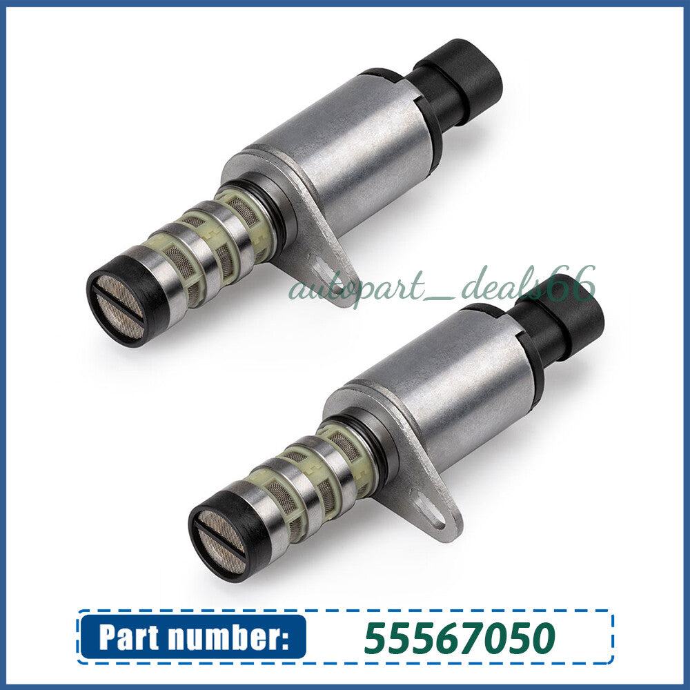 Set 2 Fit for Chevrolet for Cruze Sonic 1.6L 1.8L Variable Valve Timing Solenoid VVT