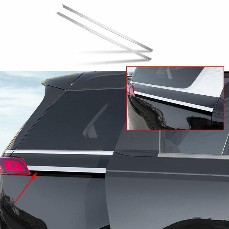 for Kia Carnival 2022-23 Silver Car Body Electric Door Slide Molding Strip trim