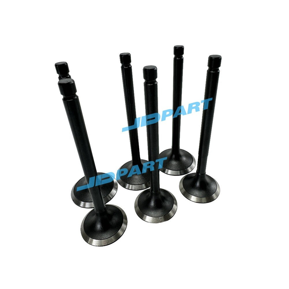 6 PCS E3CD Intake and Exhaust Valve For Iseki Engine Parts