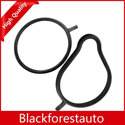 Fits for CR-V 18-2022 for Civic 2016-2022 2x Gasket Turbocharger Joint Outlet Black Q
