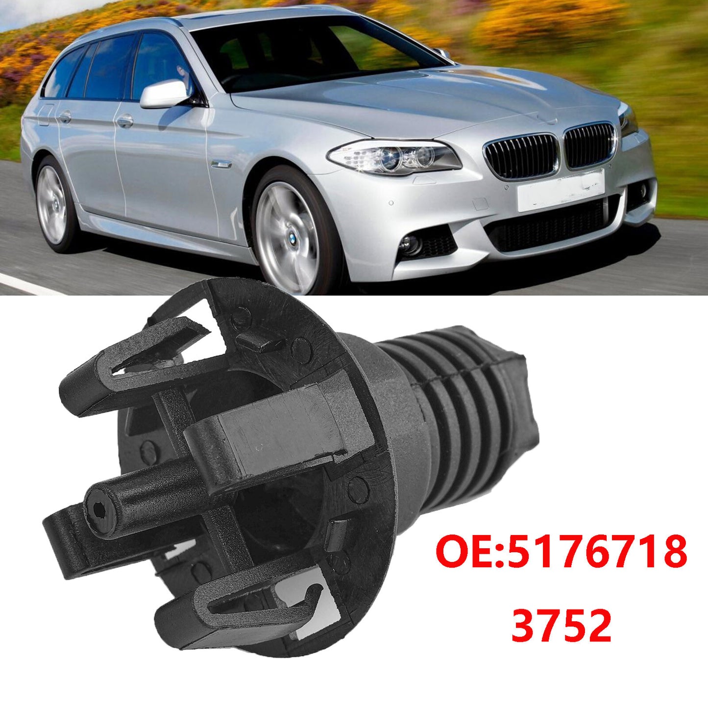 Rubber Bonnet Pop Adjustment Buffer for BMW 5/7 Series F07 F10 F01 F02