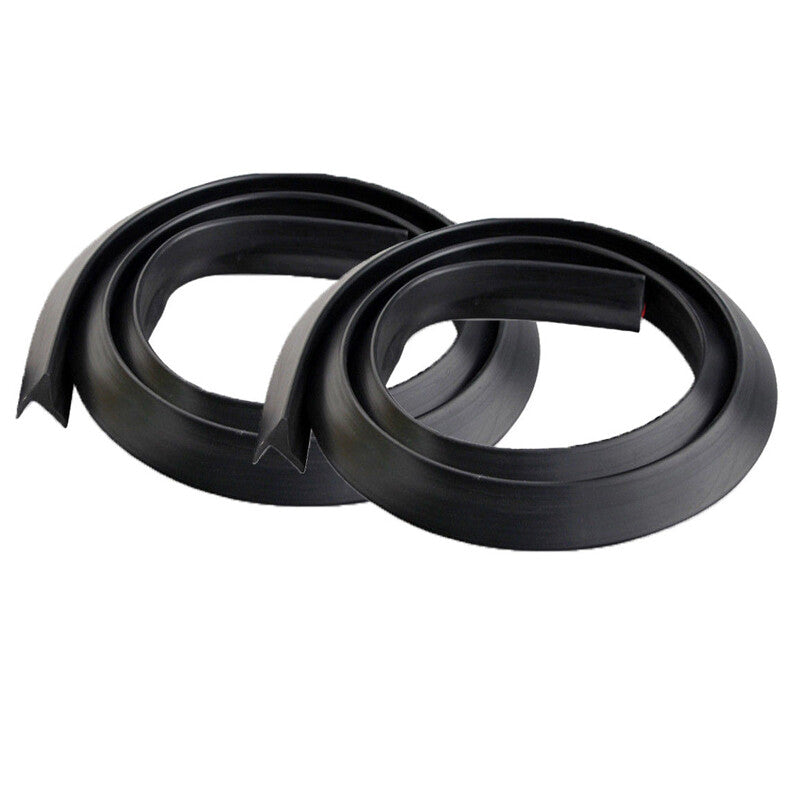 4¡Á 1.5M Modified Fender Flares Protector Wheel Molding Rubber Trims Stickers v