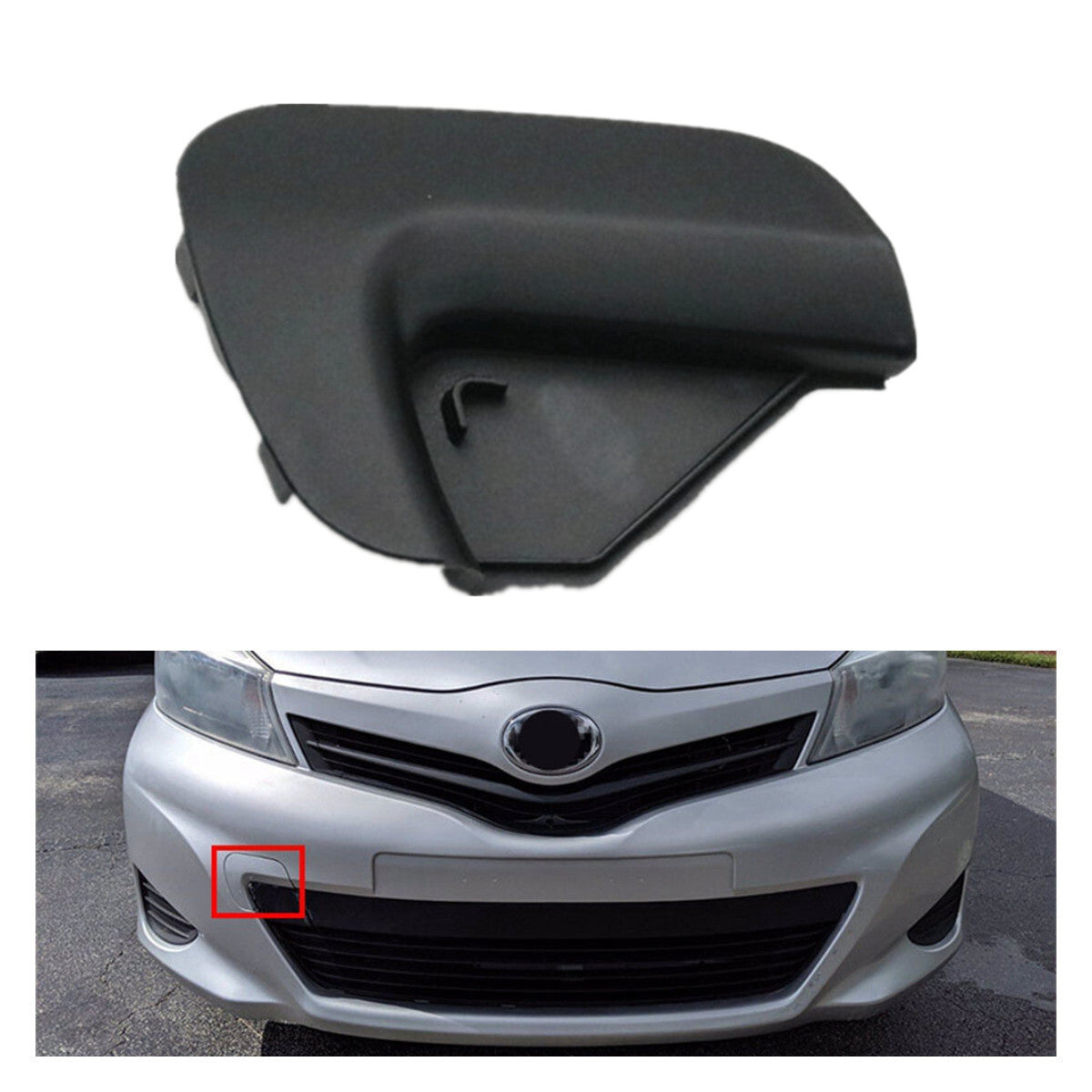 New Front Bumper Tow Eye Cap For 2012-2014 for Toyota Yaris OE5212752931,521270D917 Q