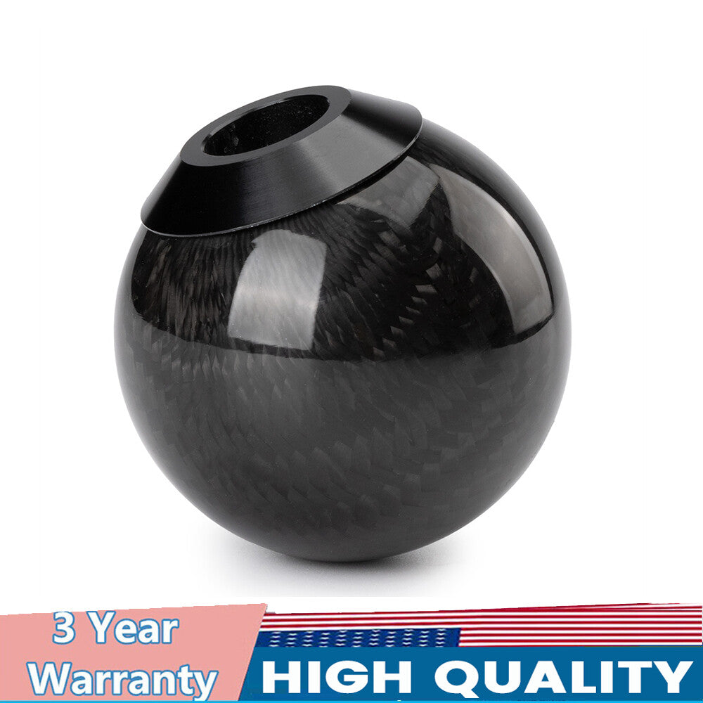Universal spherical carbon fiber automotive gear shift lever