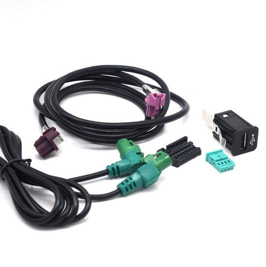 Retrofit Navigation CABLE USB socket idrive power connector For CIC CID v