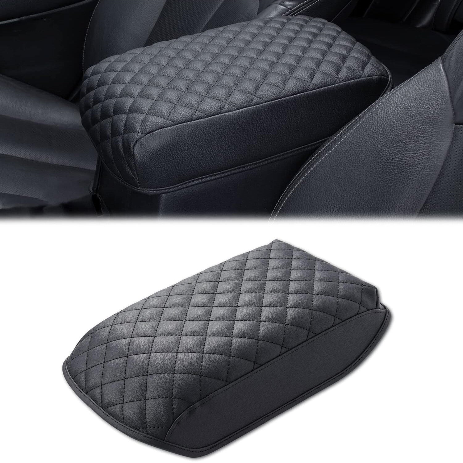 Custom-made center console cover, armrest cover, and backrest cushion for 2010-2024 4Runner. n