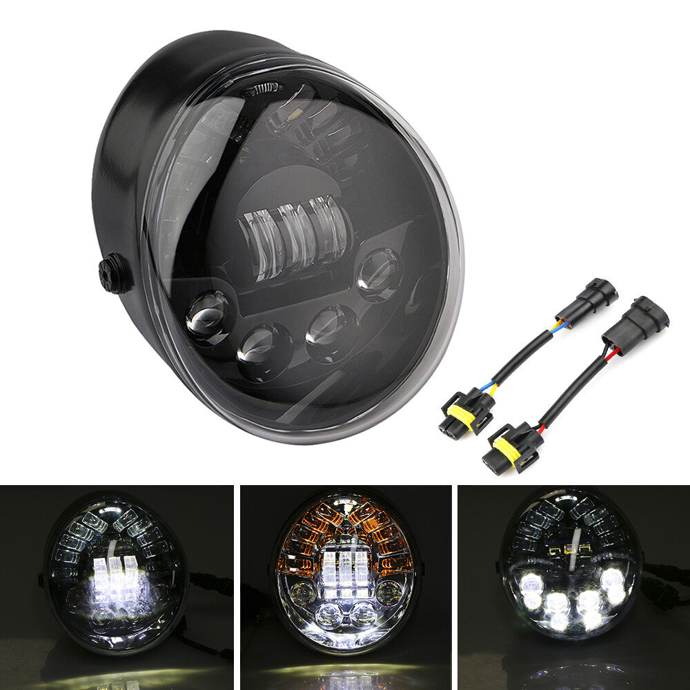 LED turn signals, headlights (high/low beam) suitable for Harley VRSC Vrod V-ROD 02-17