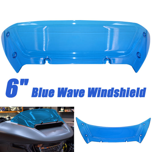 Blue 6-inch windshield suitable for Harley 2023/2024 Road Glide CVO/SE FLTRXSE- n