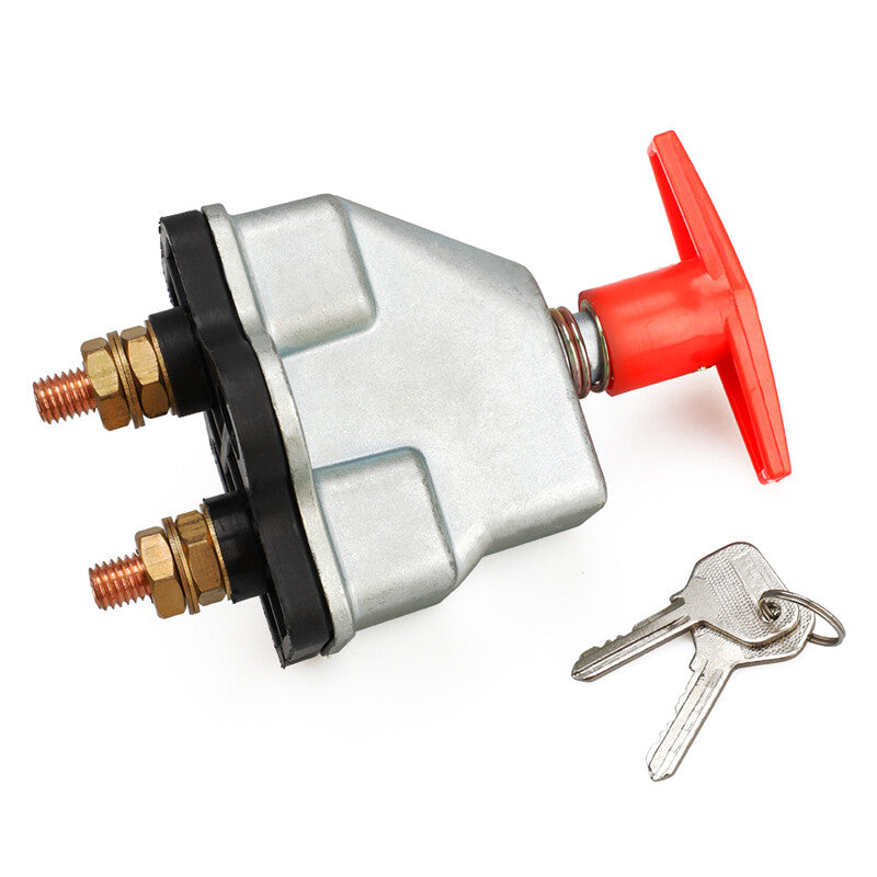250A Battery Isolator Disconnect/Off Switch Key for Cars, Marine Vehicles - n
