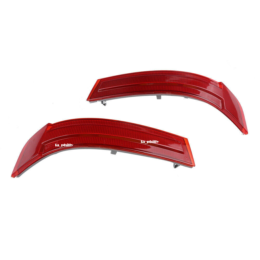 Pair Bumper Mounted Red Reflector Lens Rear LH RH for Mercedes for Benz GL-Class Q