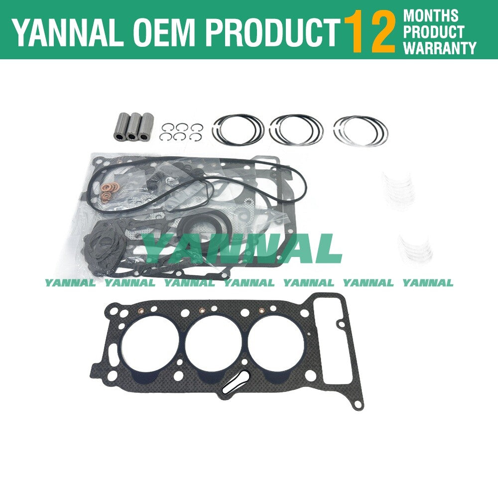 3KR2 Overhaul Heavy Ring Kit for ISUZU Engine Piston Ring Head Washer Bearing Kit