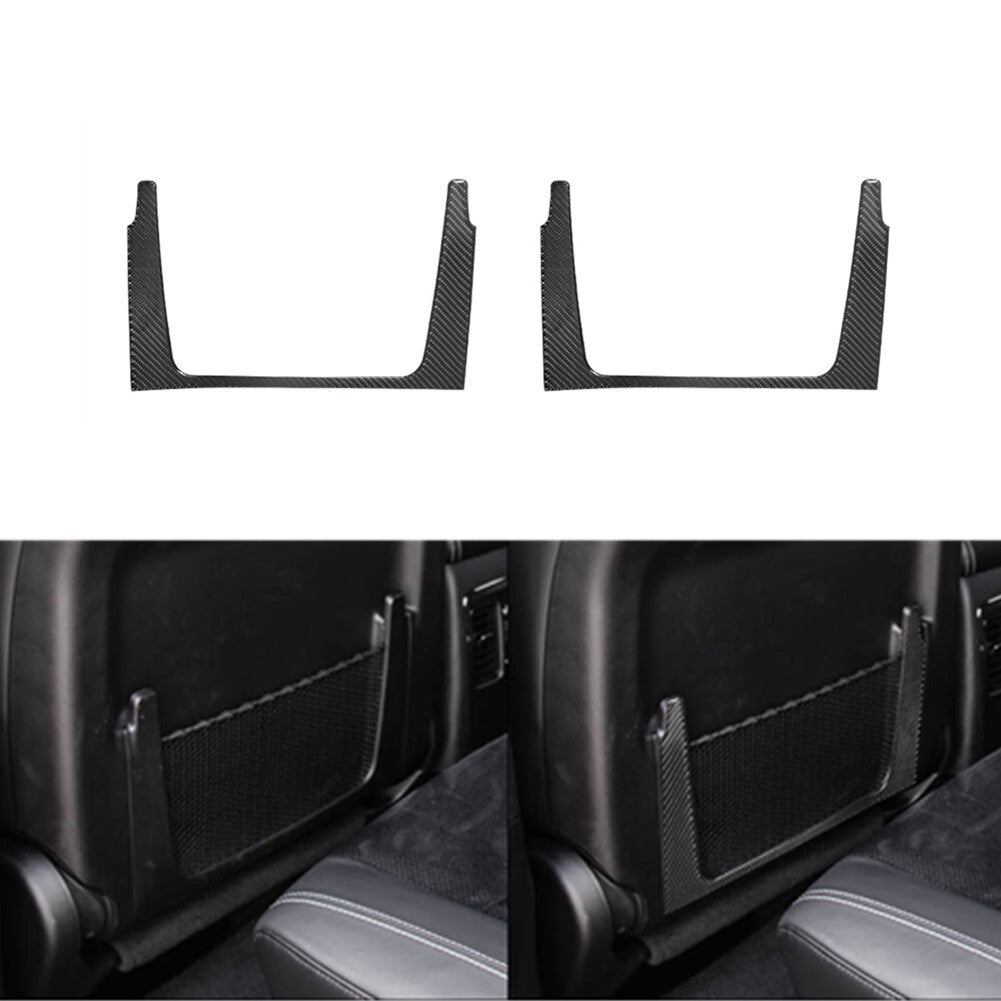 3X Carbon Fiber Rear Air Vent Outlet Cover Trim For 3 E46 1998-2005 v