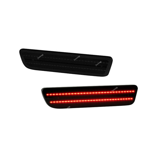 2xRear Side Smoked Bumper LED Marker Blinker Light for Ford for Mustang 4R3Z15A201AA