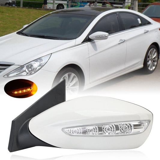 Power Mirror for Hyundai Sonata 2011-2014 Driver Side Signal Lamp Paintable 5Pin n