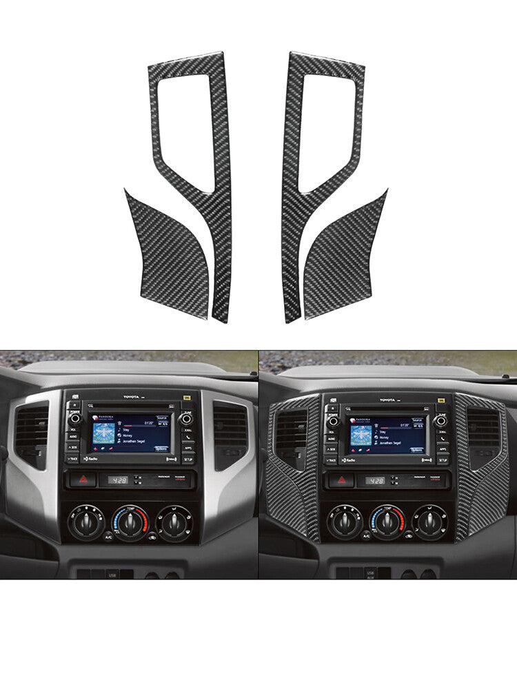 for Corolla 2020 - 2023 Matte Silver Rear Vent Frame Trim 2X- v