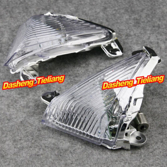 for Kawasaki ZX14R 2006-2011 &ZX10R 2006-2007 2x Clear Front Turn Signals Lenses Q