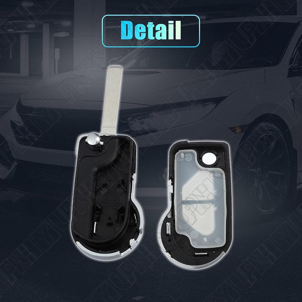 2-Button Remote Key Shell with Blade VA2 for Citroen DS3 2009-2020 DS4 2011-2018 Q