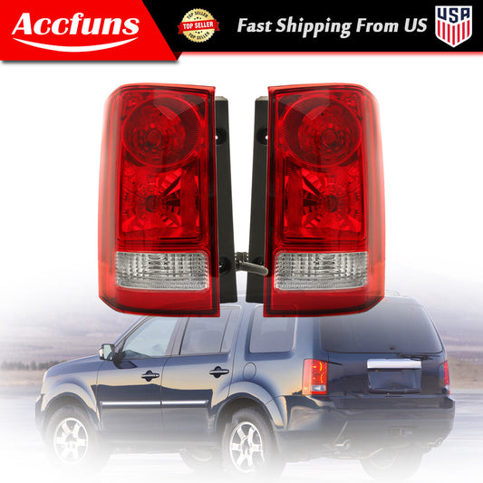 Halogen taillight assembly + passenger side for Honda Pilot 2009 - 2015 - n