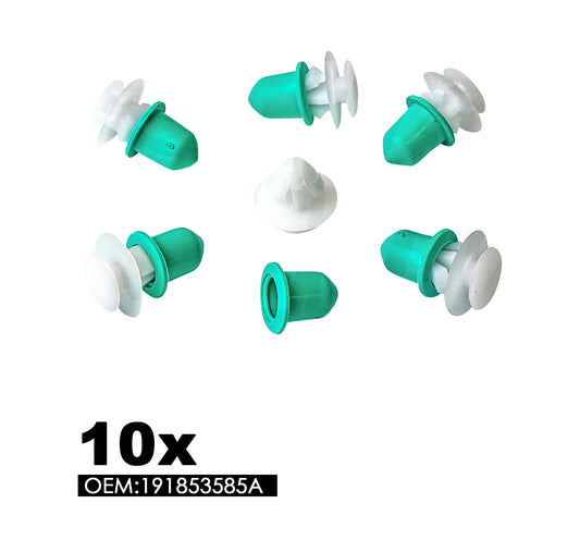 10 Pcaks Door Trim Strips Mounting Moulding clips 191853585A Fit for VW for Golf for Passat