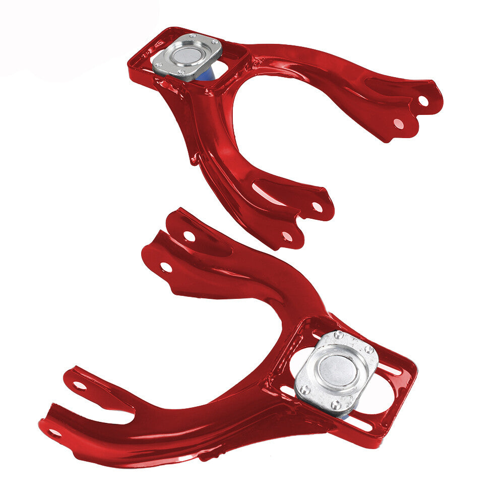 RED Adjustable Front Upper Camber Kit Control Arms For 1992-1995 EG