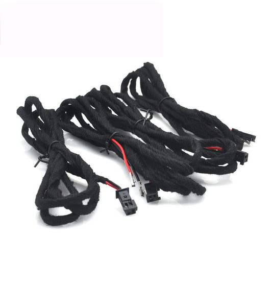 4x F&R Retrofit Door light Cable step courtesy For E87 E90 E60 E63 E70 R53 v