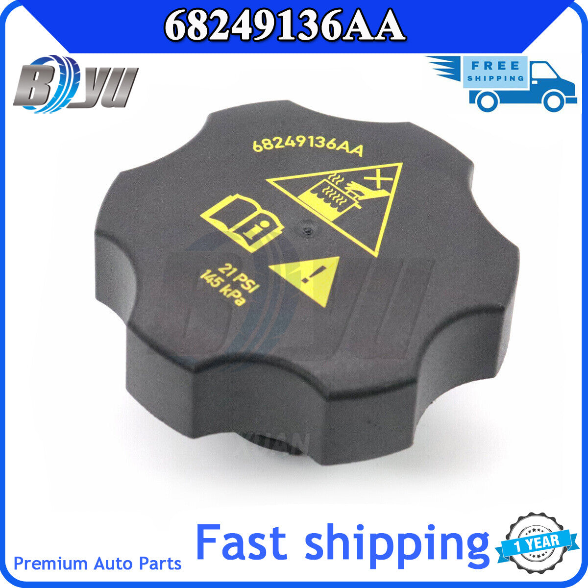 Radiator coolant 68249136AA, cap restoration for Chrysler for Dodge for Jeep engines. Q