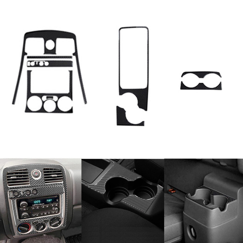 5Pcs Carbon Fiber Interior Central Console Cover Trim for Lexus RX300 Type A v
