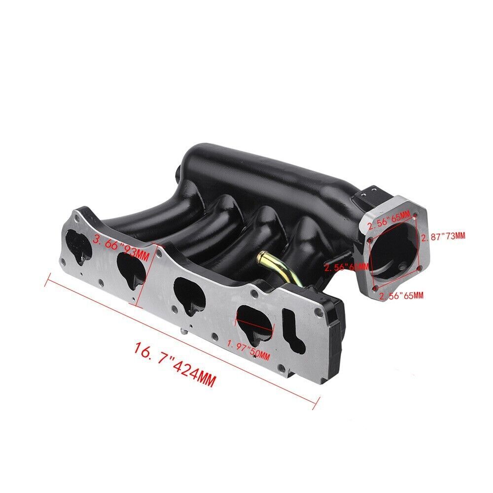 K20 K24 K24A2 K20Z3 RBC Intake Manifold Racing K-Series Swap For TSX Black Q