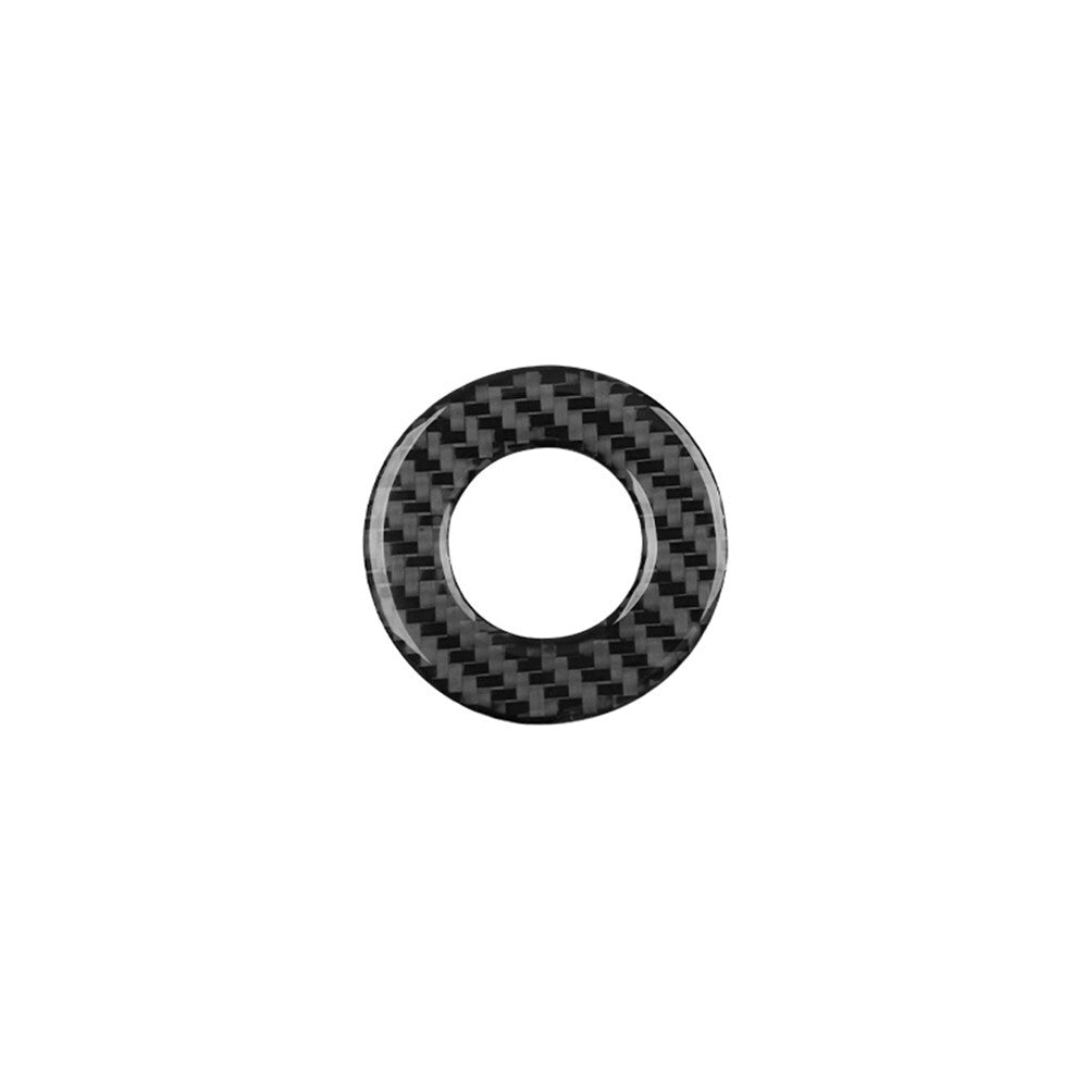 Carbon Fiber Ignition Circle Sticker Cover Trim for Chevrolet for Cruze 2009-2015