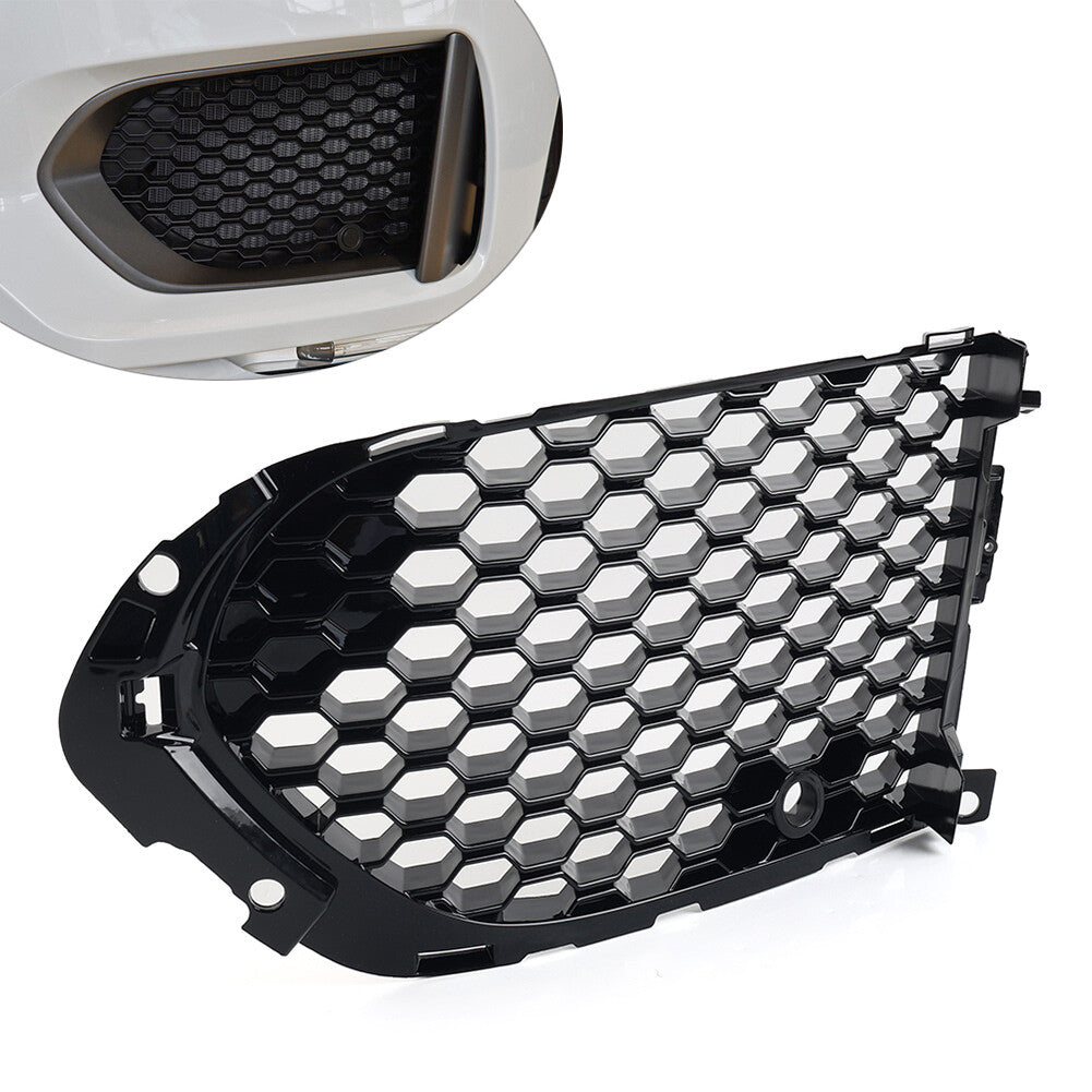 Opened Mesh Front Bumper Fog Light Lamp Grill Grille With PDC Fit for Jaguar F-Pace
