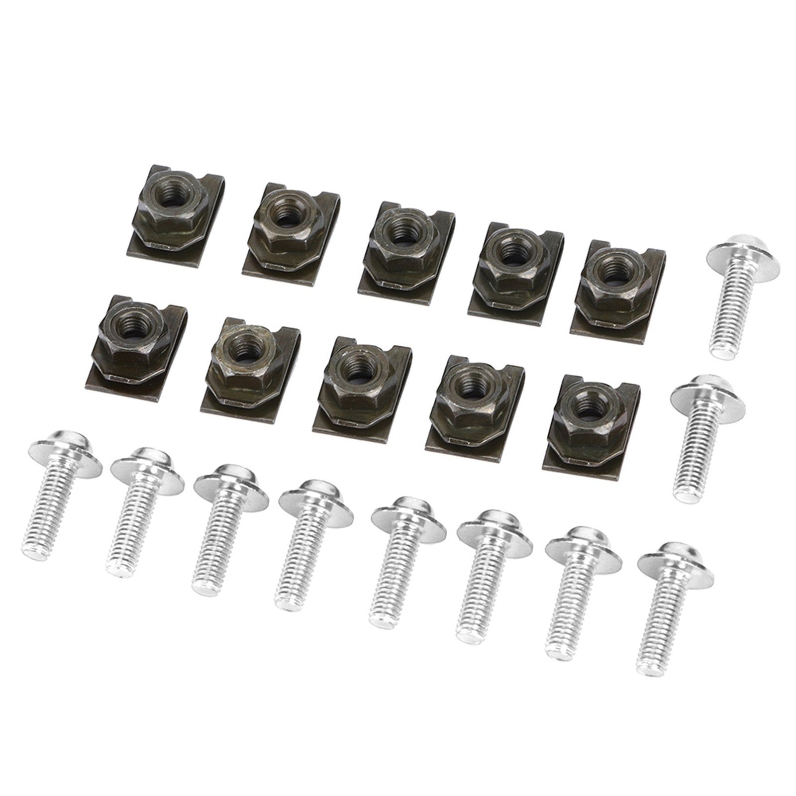 10pcs Direct Replacement Fairing Clip Nut for Motorcycle Scooters