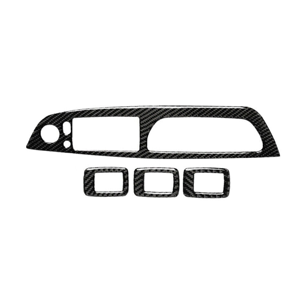 Carbon Fiber Door Window Button Frame Cover Trim for BMW X5 E70 X6 E71 2008-2013